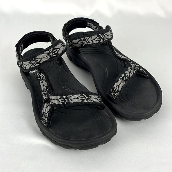 Teva Hurricane XLT Hazel Black Hiking Sport Sandals Womens Size 7 - Picture 2 of 13